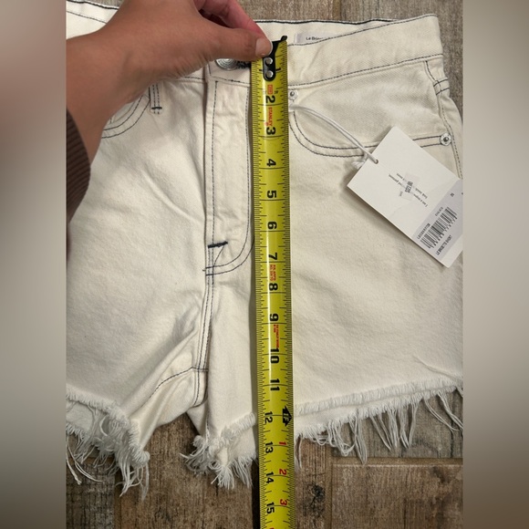 NWT New Frame Denim Le Brigette Shorts- Chalked - Picture 10 of 11